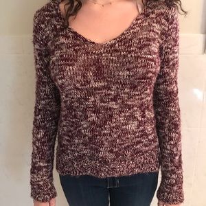 Cute Burgundy Sweater
